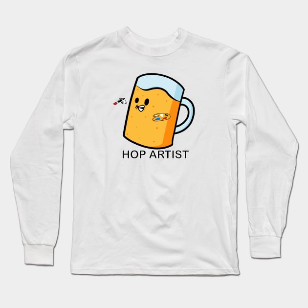 Hop Artist Long Sleeve T-Shirt by Art by Nabes